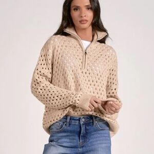 Elan half zip sweater